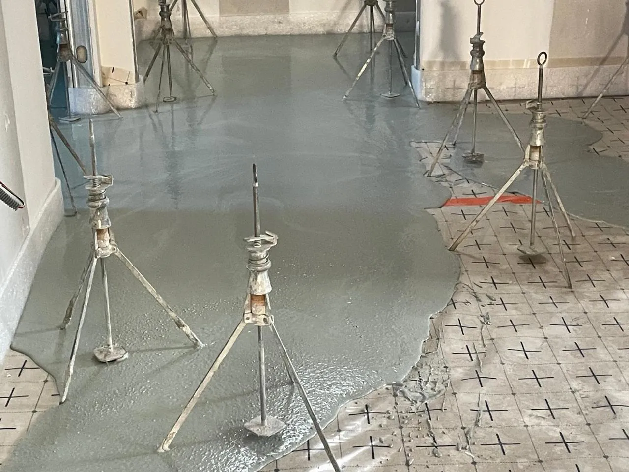 Mise à niveau chape